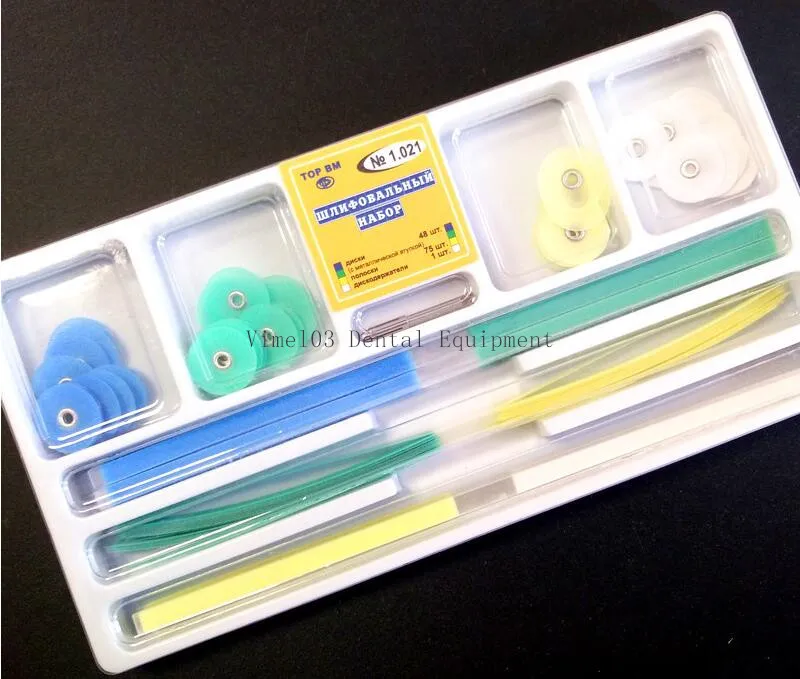 Polierscheiben Finishing Strips Mandrel Kit Dentalmaterialien Harzfüllung