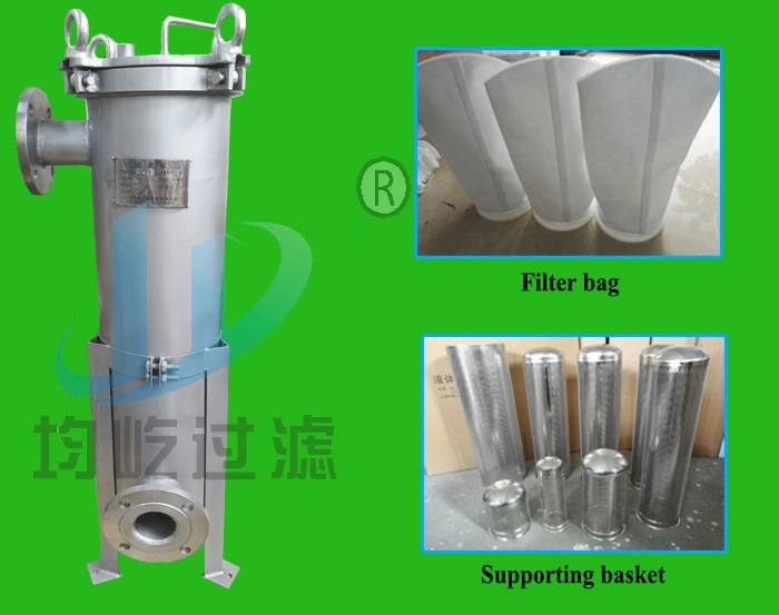 Stainless Steel Bag Filter Machine Chemical Filtration