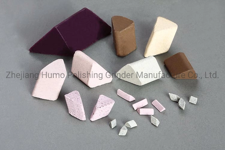 Cheap Ceramic Plastic Tumbling Media Metal Deburring Polishing China