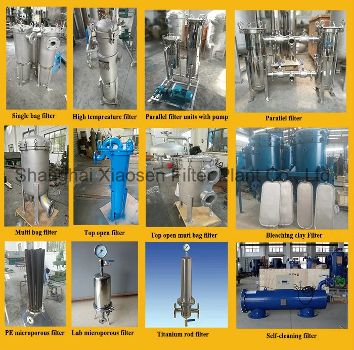 Stainless Steel Bag Filter Machine Chemical Filtration