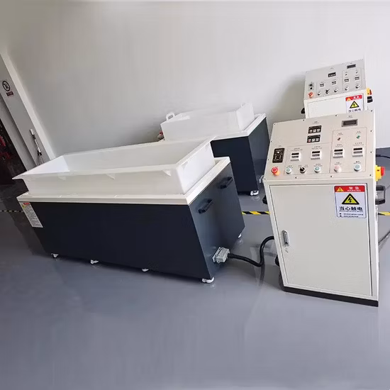 Edelstahl-Metall-Kochgeschirr-Oberflächenschleif-Poliermaschine, magnetische Poliermaschine